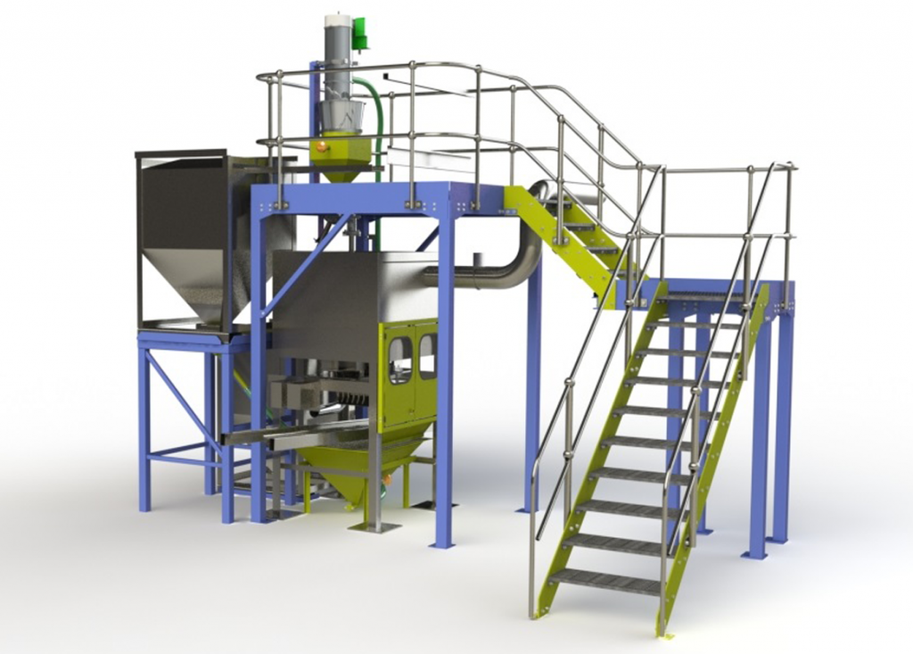 The project aims were to eliminate the hazards, spillage and manual handling problems associated with the existing granulate recycling line.